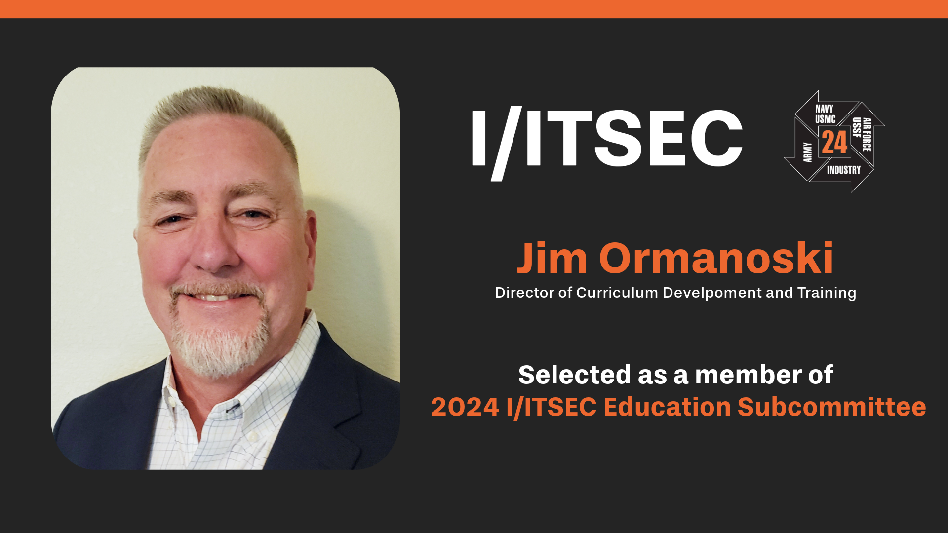 Jim Ormanoski headshot on graphic image with headline text